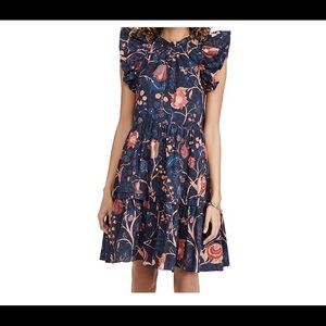 ULLA JOHNSON Eden Dress in Moonlight. Worn once, excellent condition.